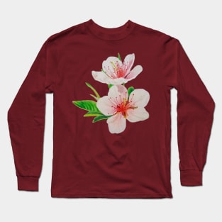 Peach Blossom Long Sleeve T-Shirt